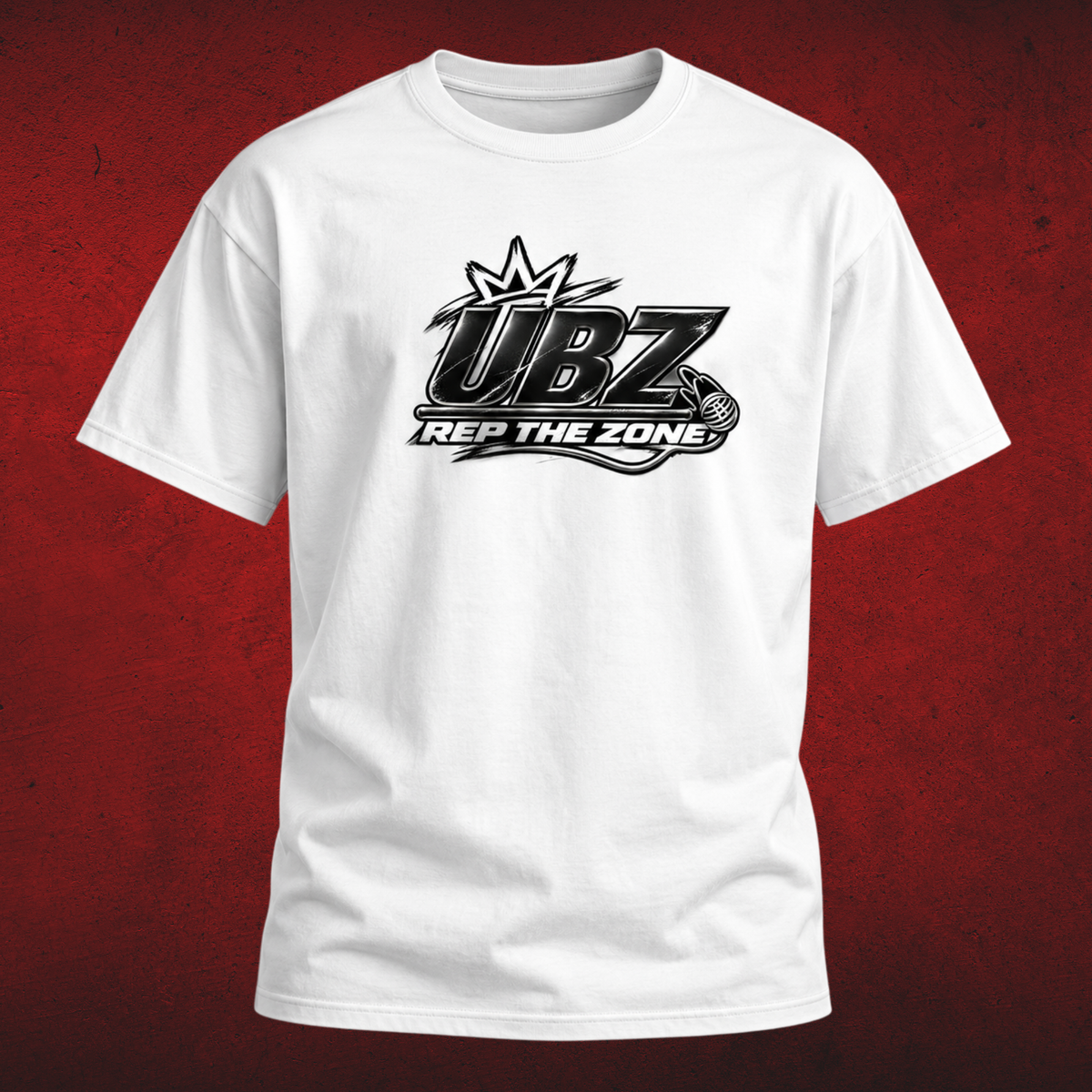 UBZ “Rep The Zone” White Tee